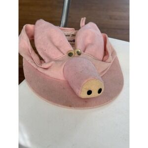 Fairway Pig hat pink adjustable  Vintage , Needs Cleaning